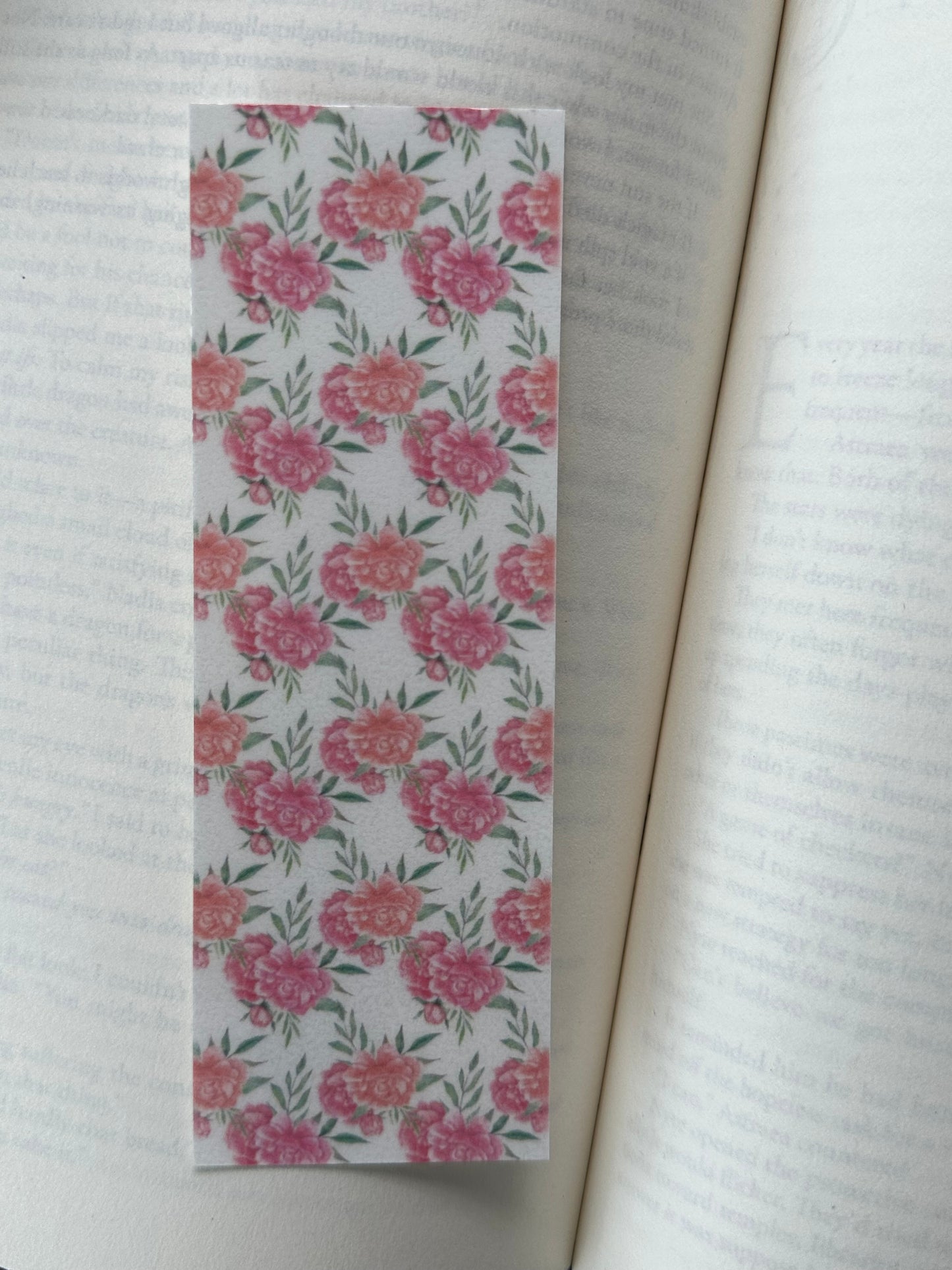 Pink & Red Flower - Bookmark