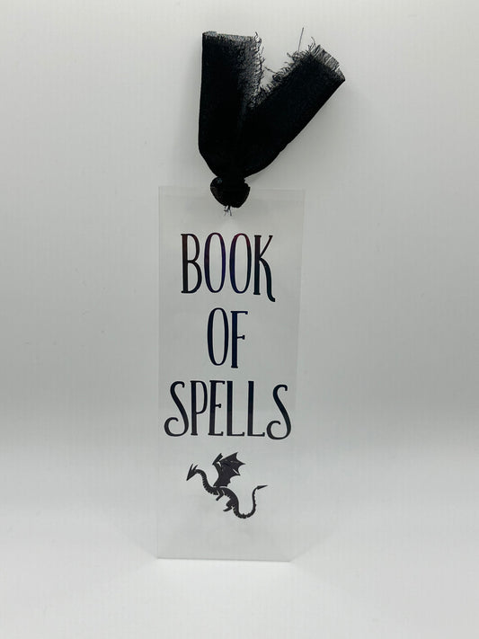 Book of Spells - Acrylic Bookmark