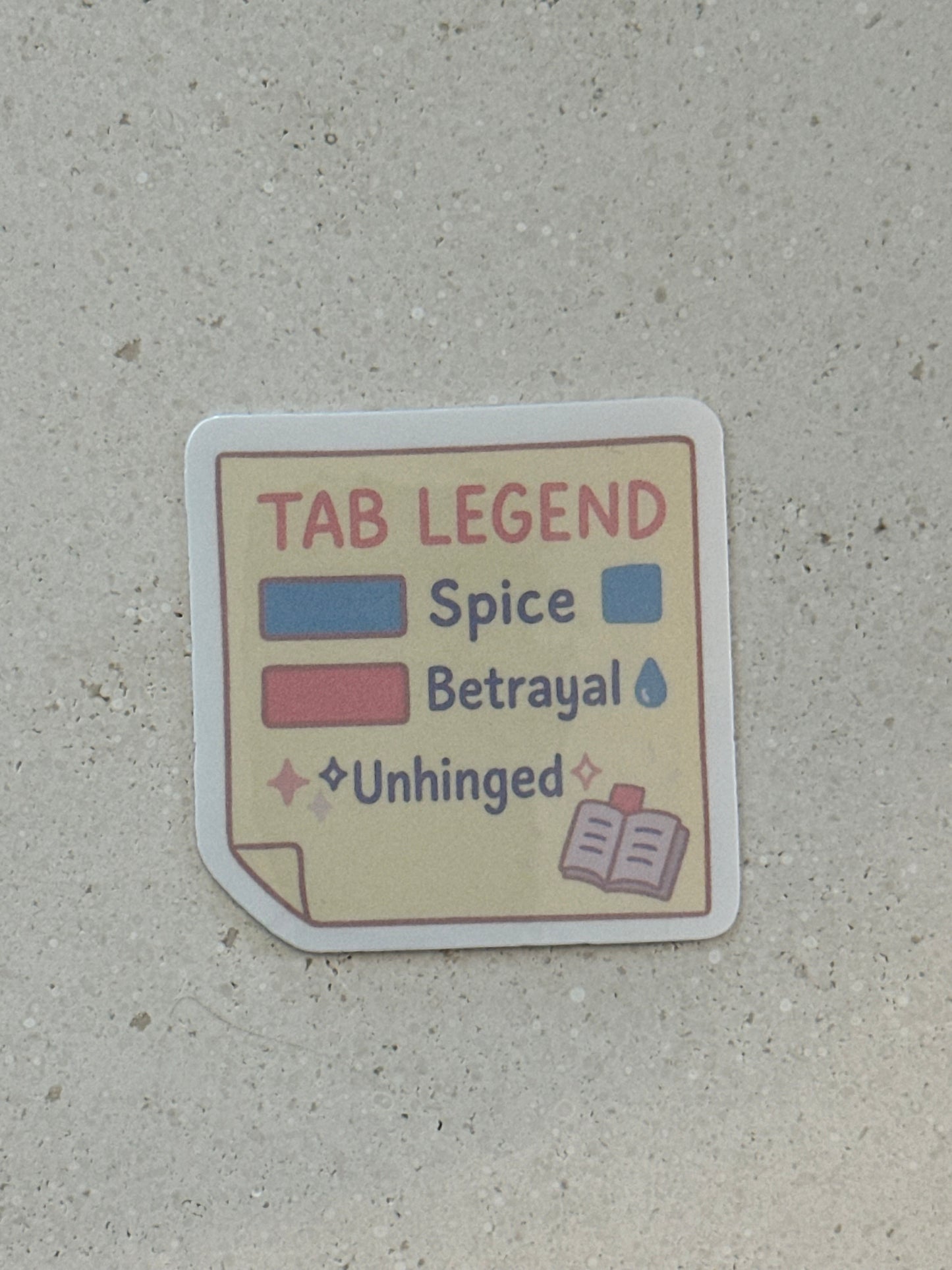 Tab Legend - Sticker