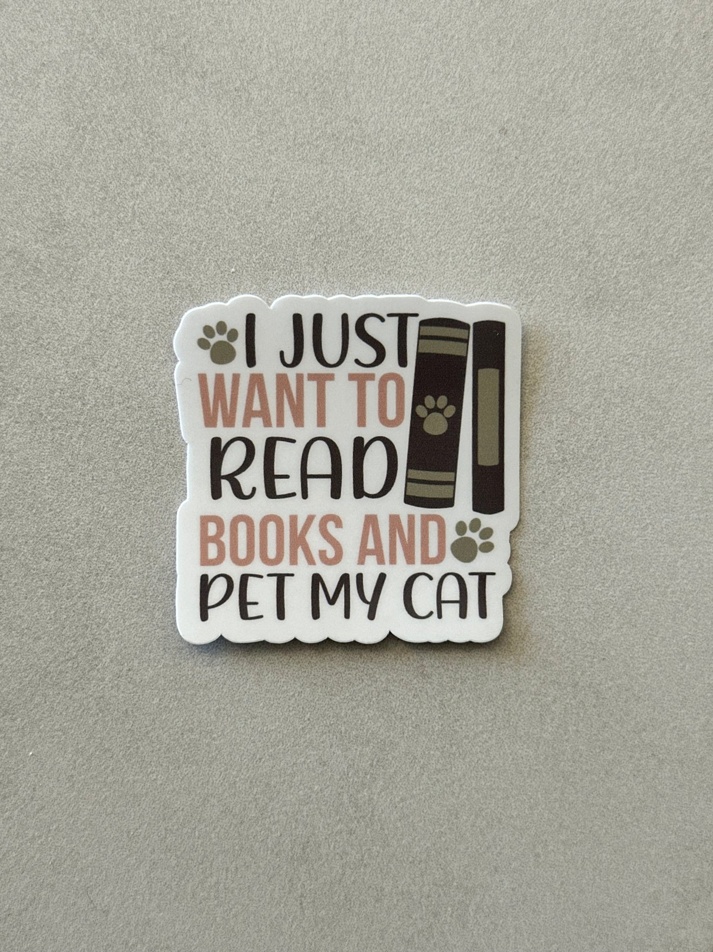 Books & Cats - Sticker