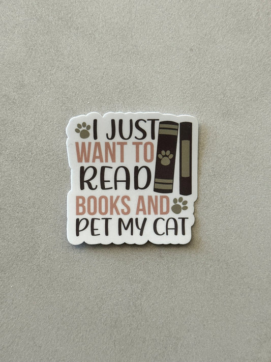 Books & Cats - Sticker