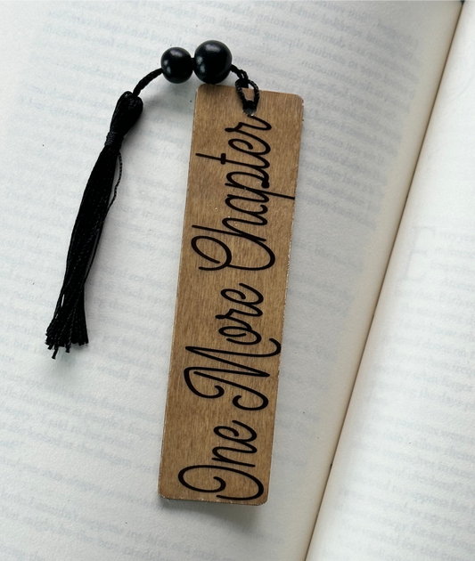 One More Chapter - Wood Bookmark - (Early American)