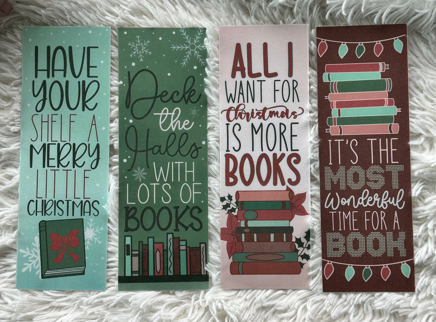Xmas Bookmark Bundle - 4 Pack