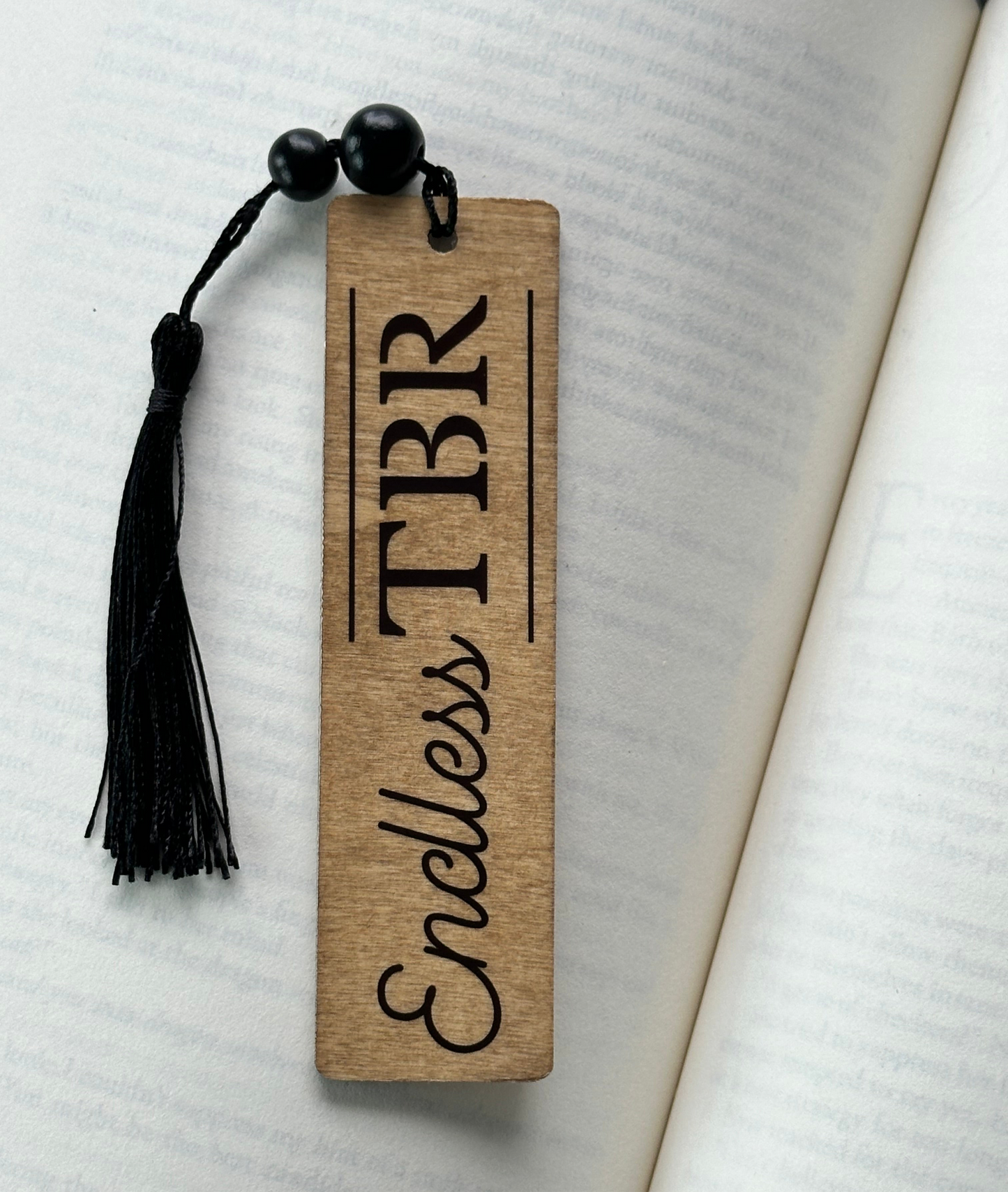 Endless TBR - Wood Bookmark - (Early American)