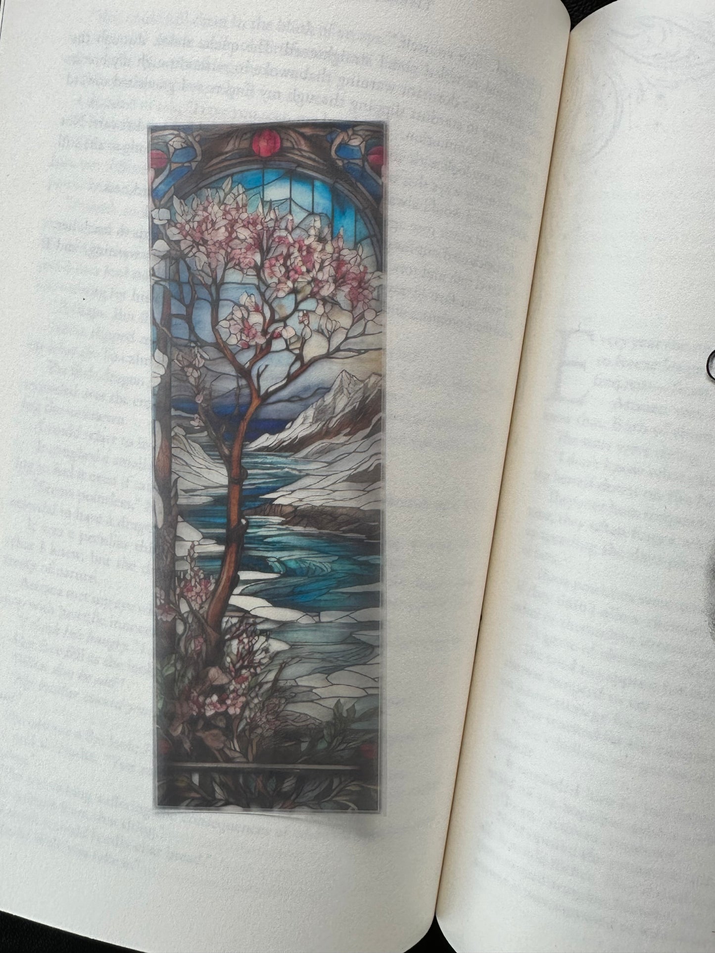 Stained Glass Style Landscape - Bookmark (19)