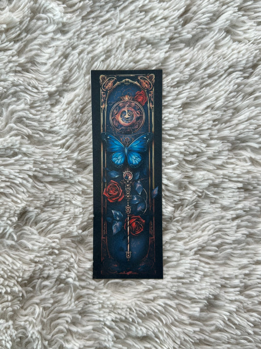 Butterfly & Roses - Bookmark (6)