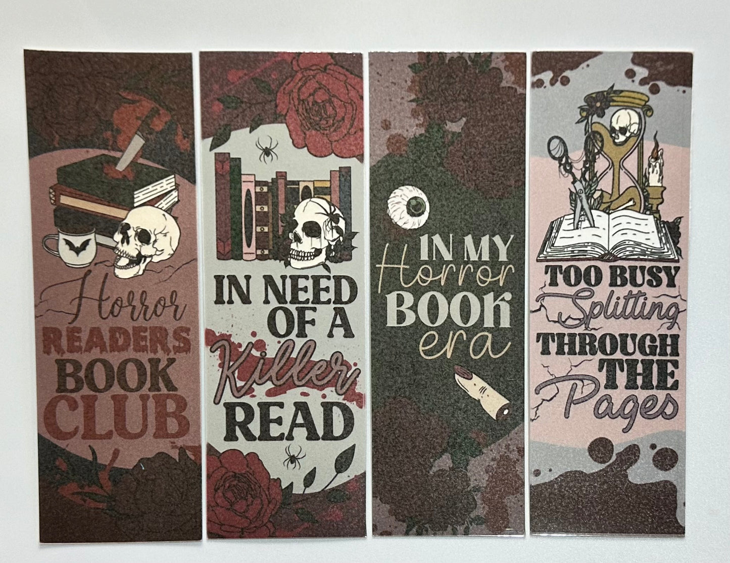 Horror Reader Bookmark Bundle - 4 Pack