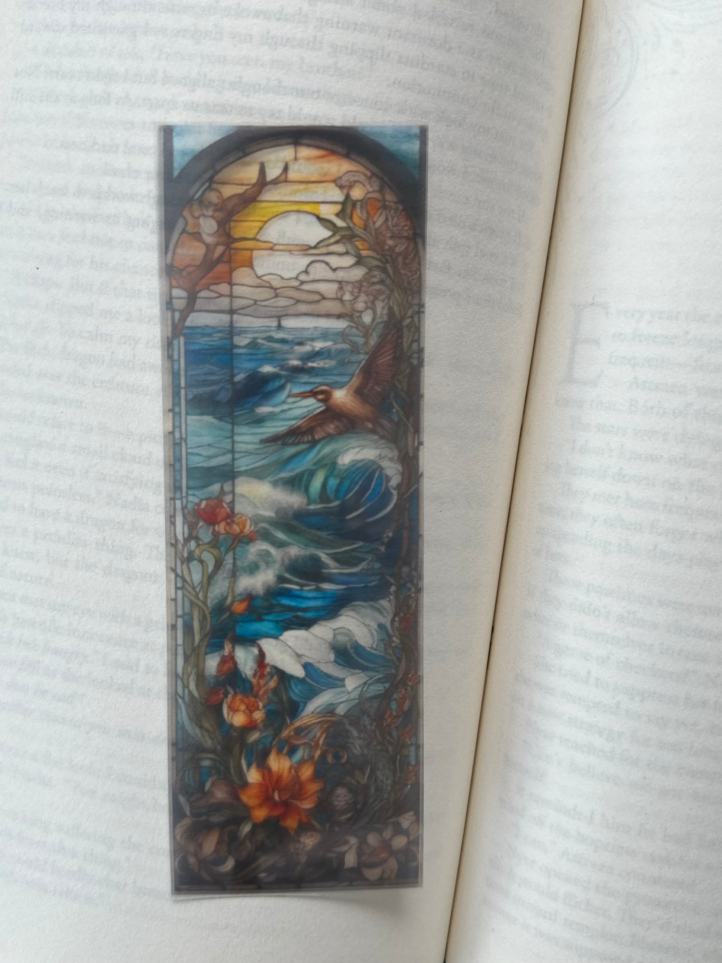 Stained Glass Style Landscape - Bookmark (74)