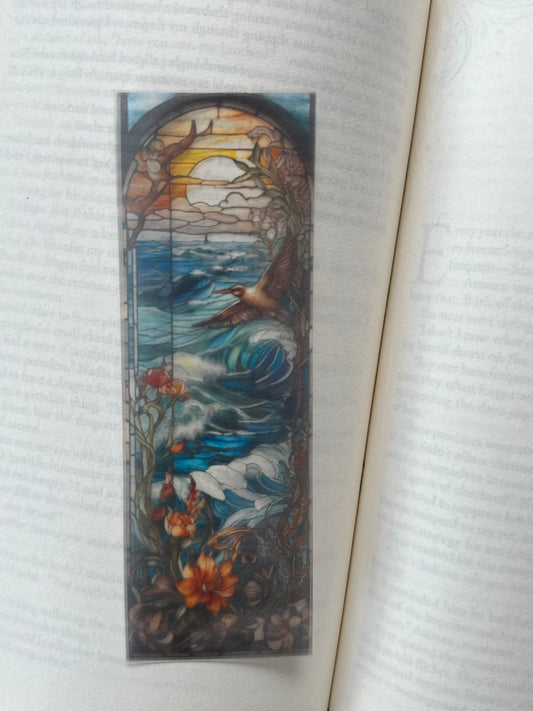 Stained Glass Style Landscape - Bookmark (74)