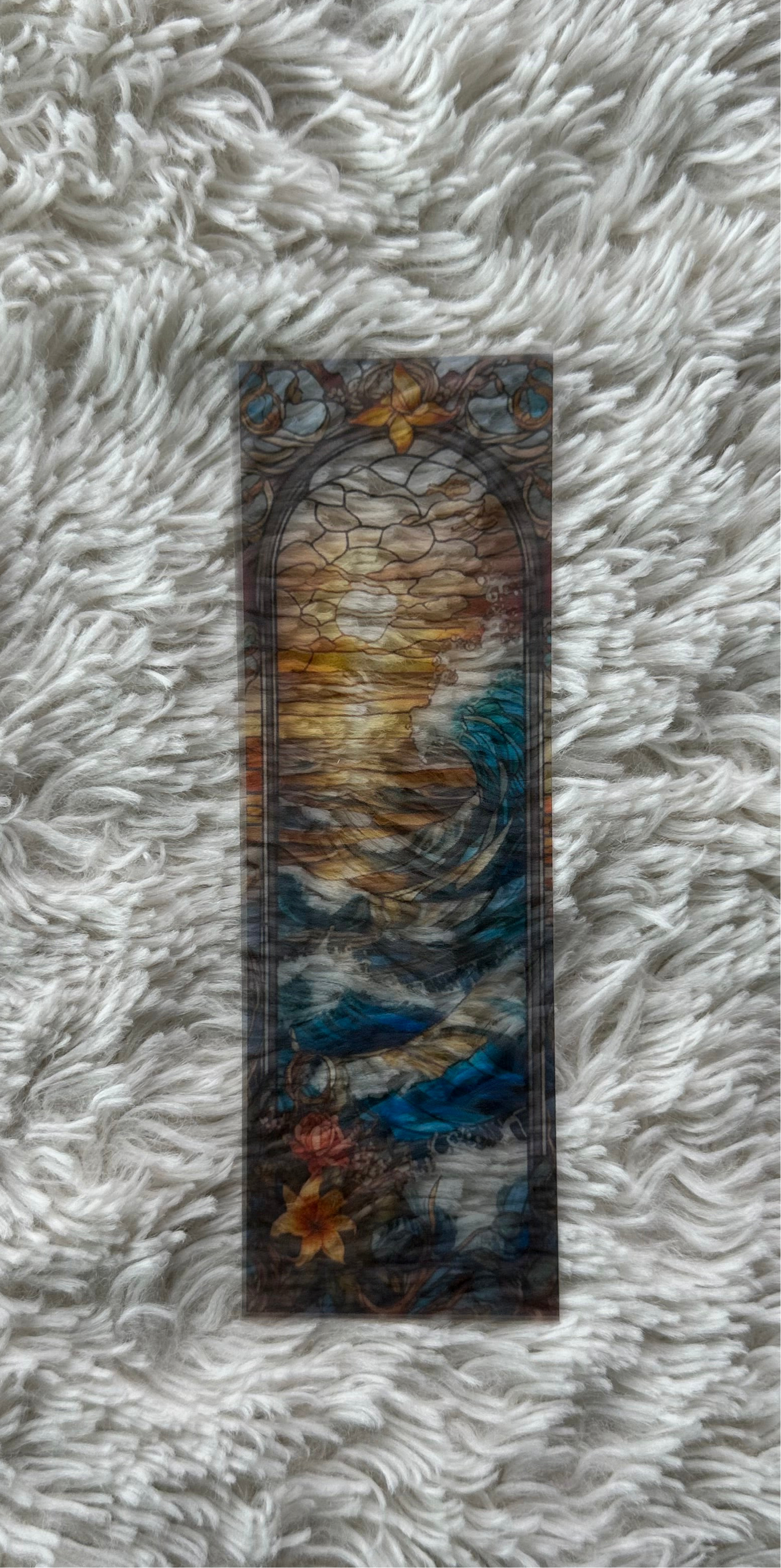 Stained Glass Style Landscape - Bookmark (59)