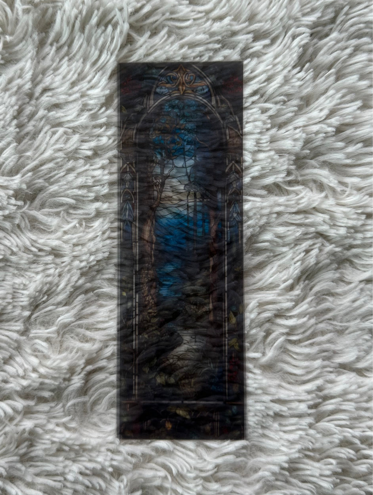 Stained Glass Style Landscape - Bookmark (68)