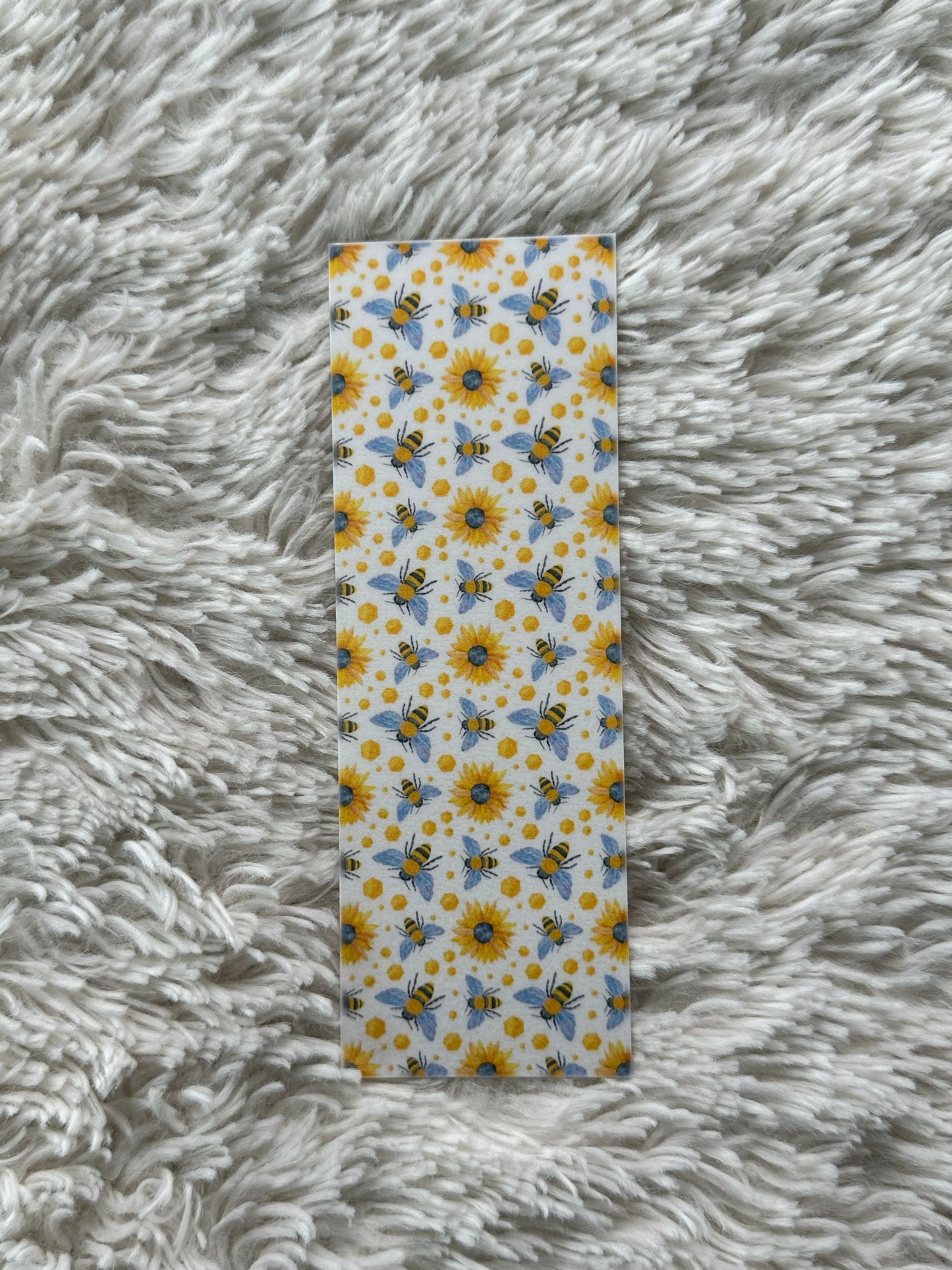 Bumble Bee & Flowers - Bookmark