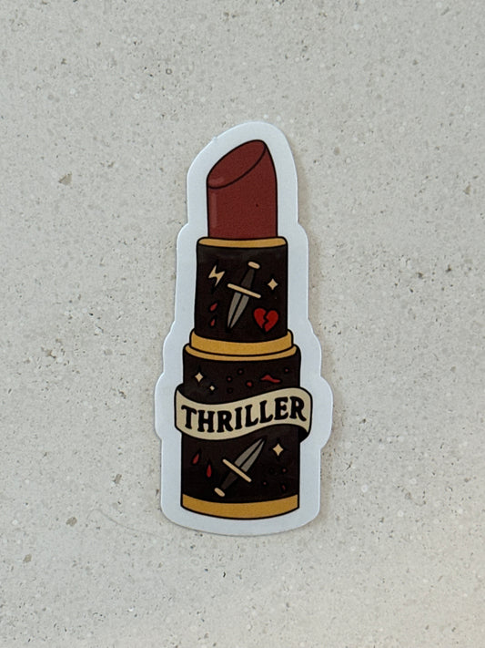 Thriller Lipstick - Sticker
