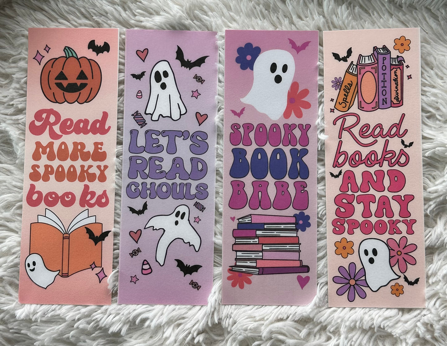 Cute Spooky Bookmark Bundle - 4 Pack