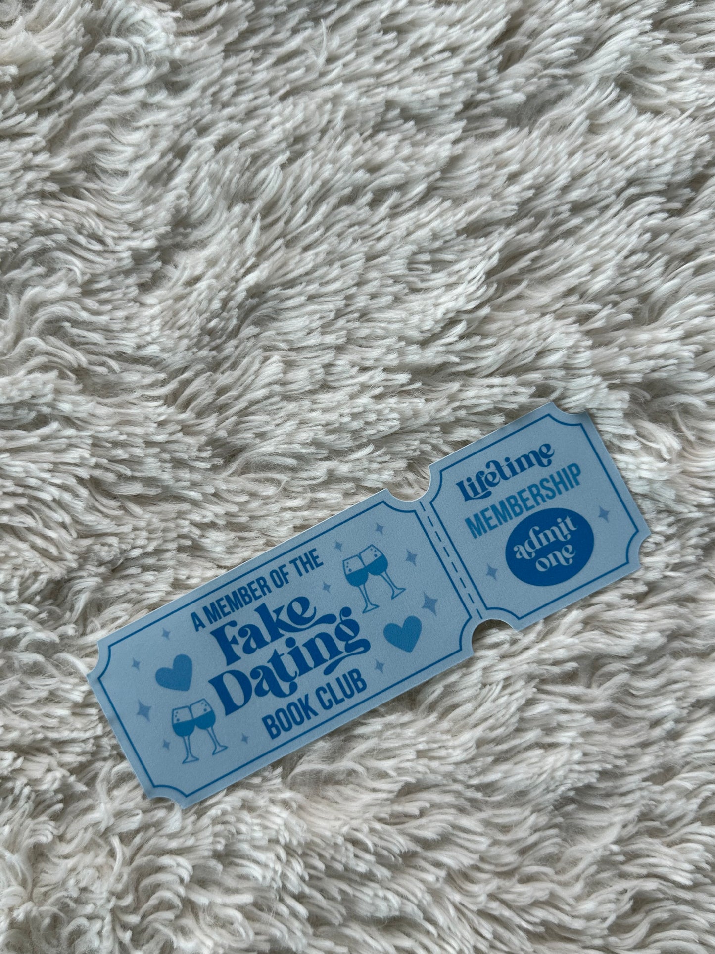 Fake Dating Book Club - Bookmark