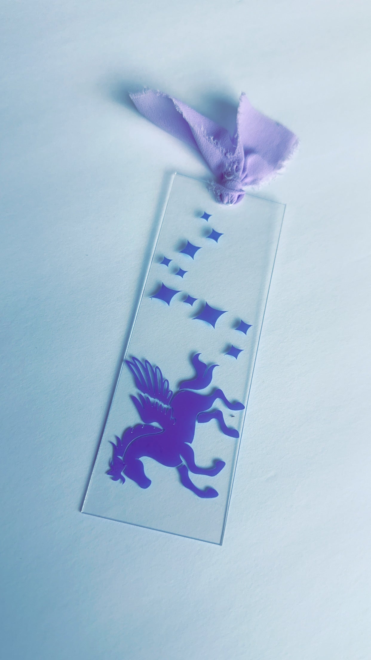 Shimmering Pegasus - Acrylic Bookmark
