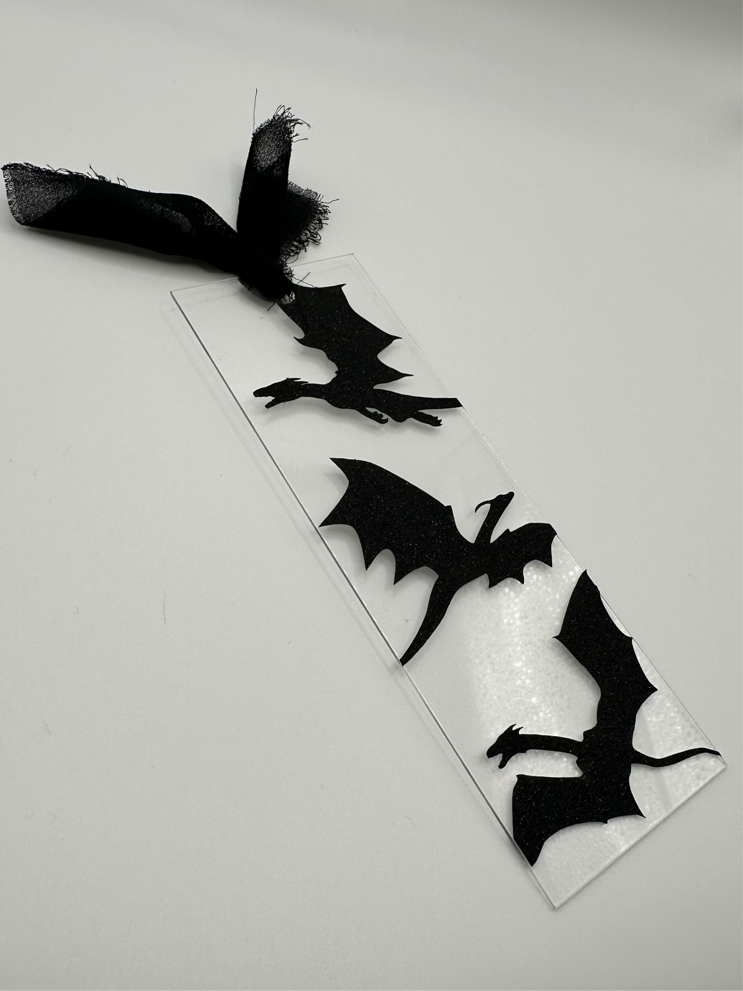 Black Dragon - Acrylic Bookmark