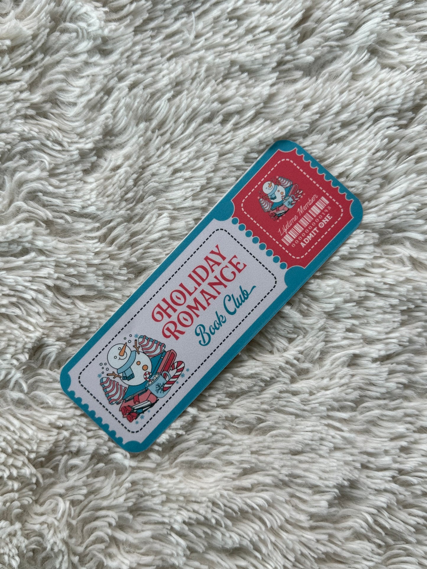 Holiday Romance Book Club - Bookmark (Red)