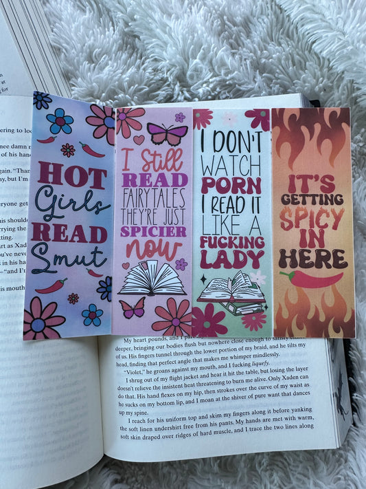 Spicy Bookmark Bundle - 4 Pack