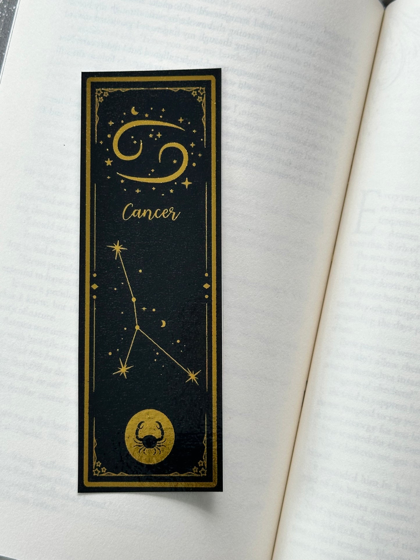 Cancer - Foil Bookmark - (Gold)