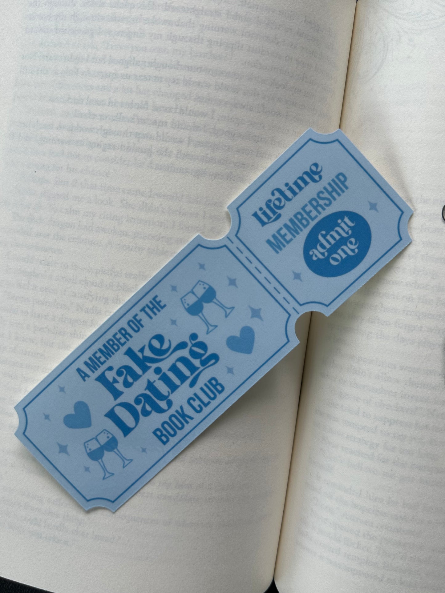 Fake Dating Book Club - Bookmark