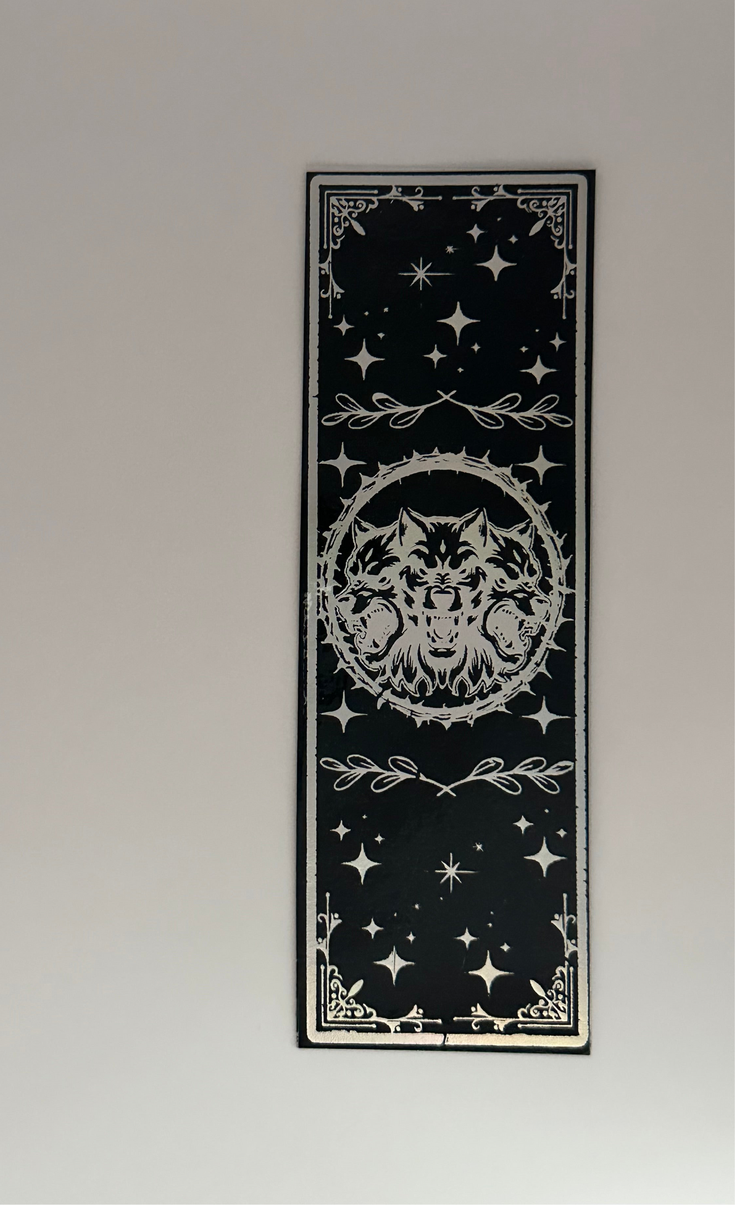 Cerberus - Foil Bookmark - (Silver Holographic)