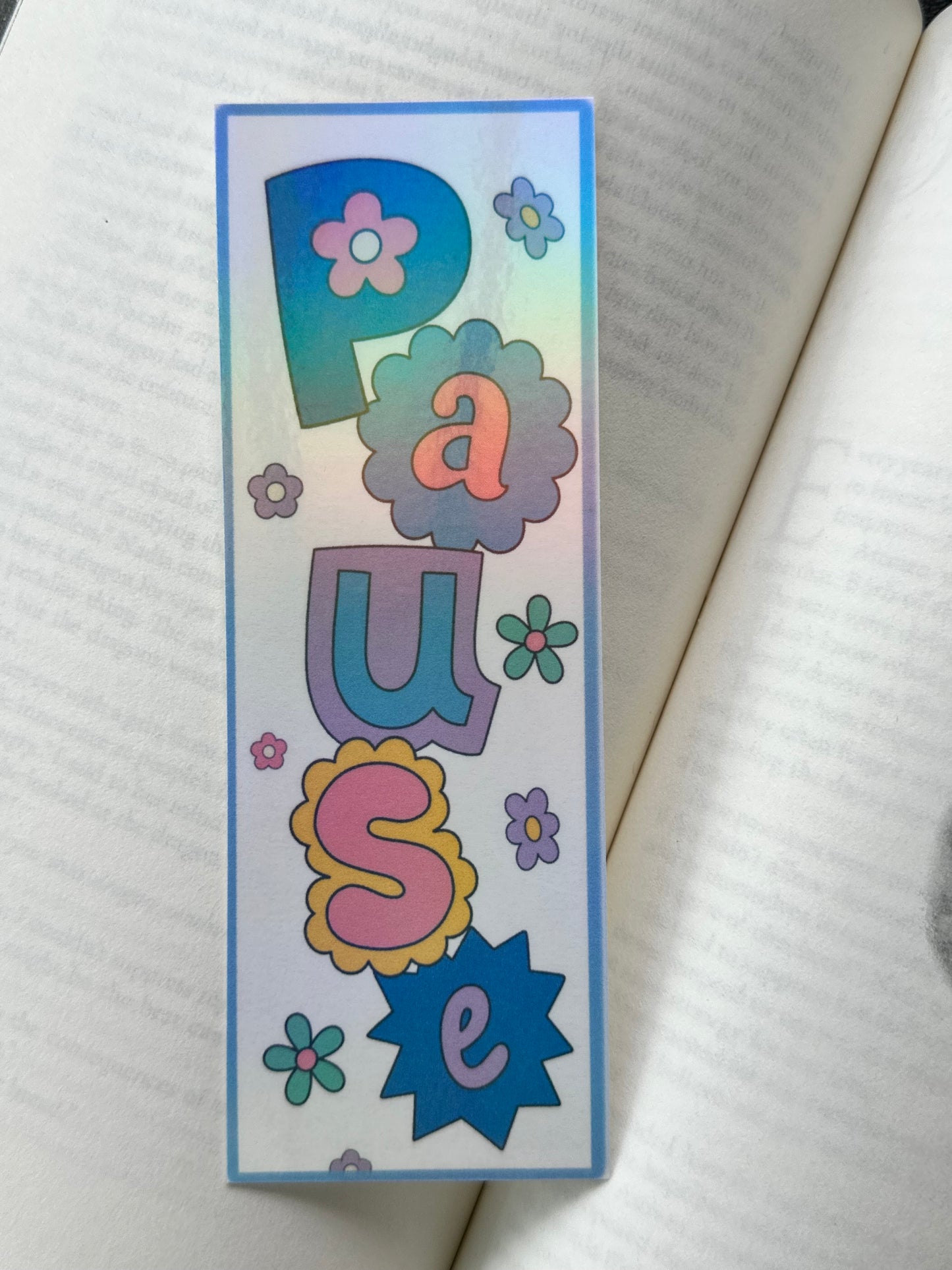 Pause, BRB, Break, Quitter Bookmark Bundle (Holographic) - 4 Pack