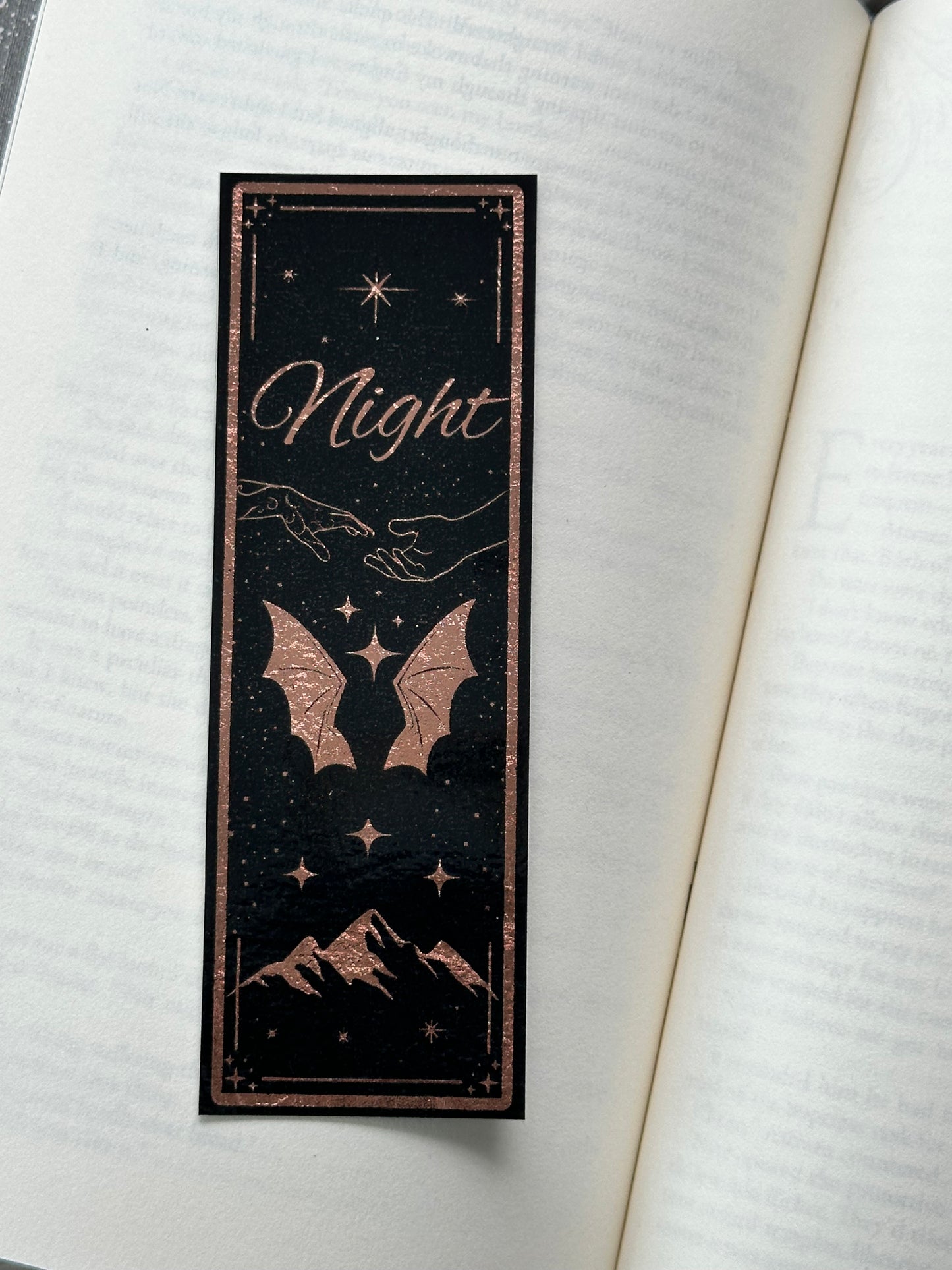 Night - Foil Bookmark - (Rose Gold)