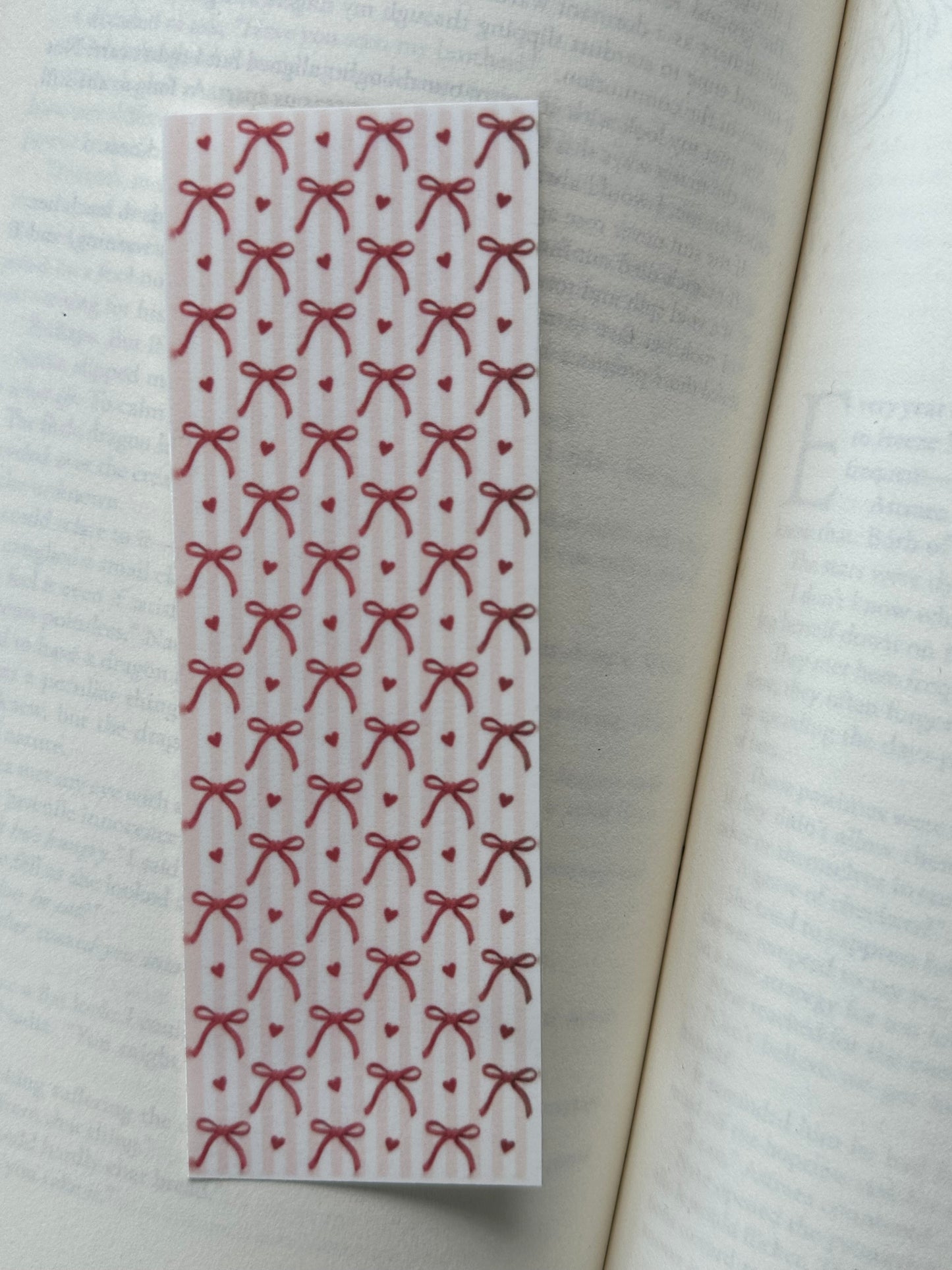 Bows & Stripes - Bookmark