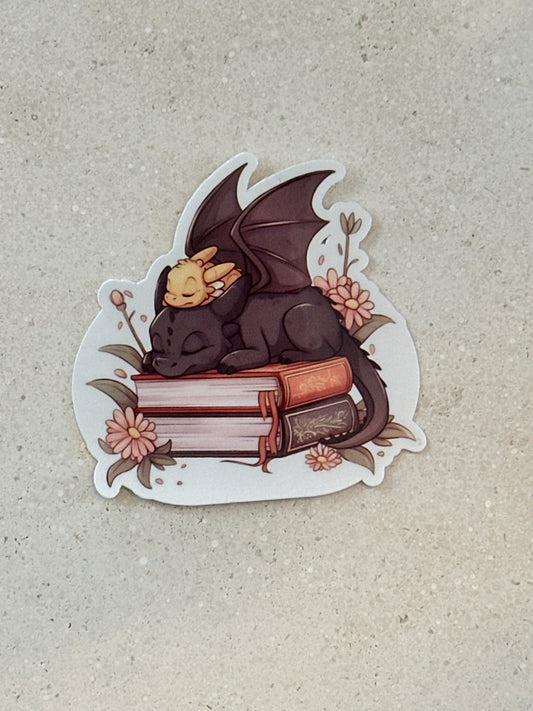 Black & Gold Dragons - Sticker