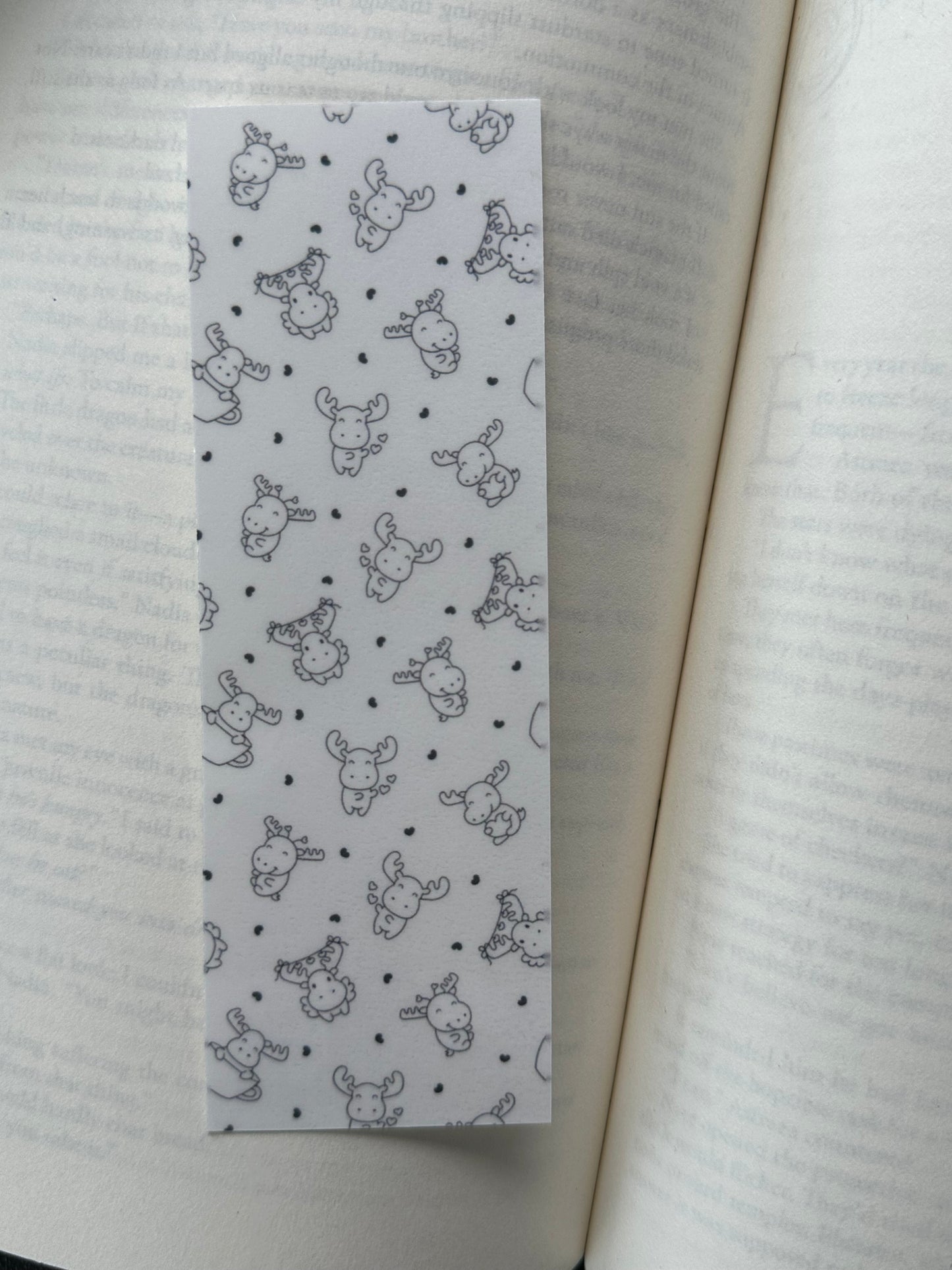 Cute Moose - Bookmark
