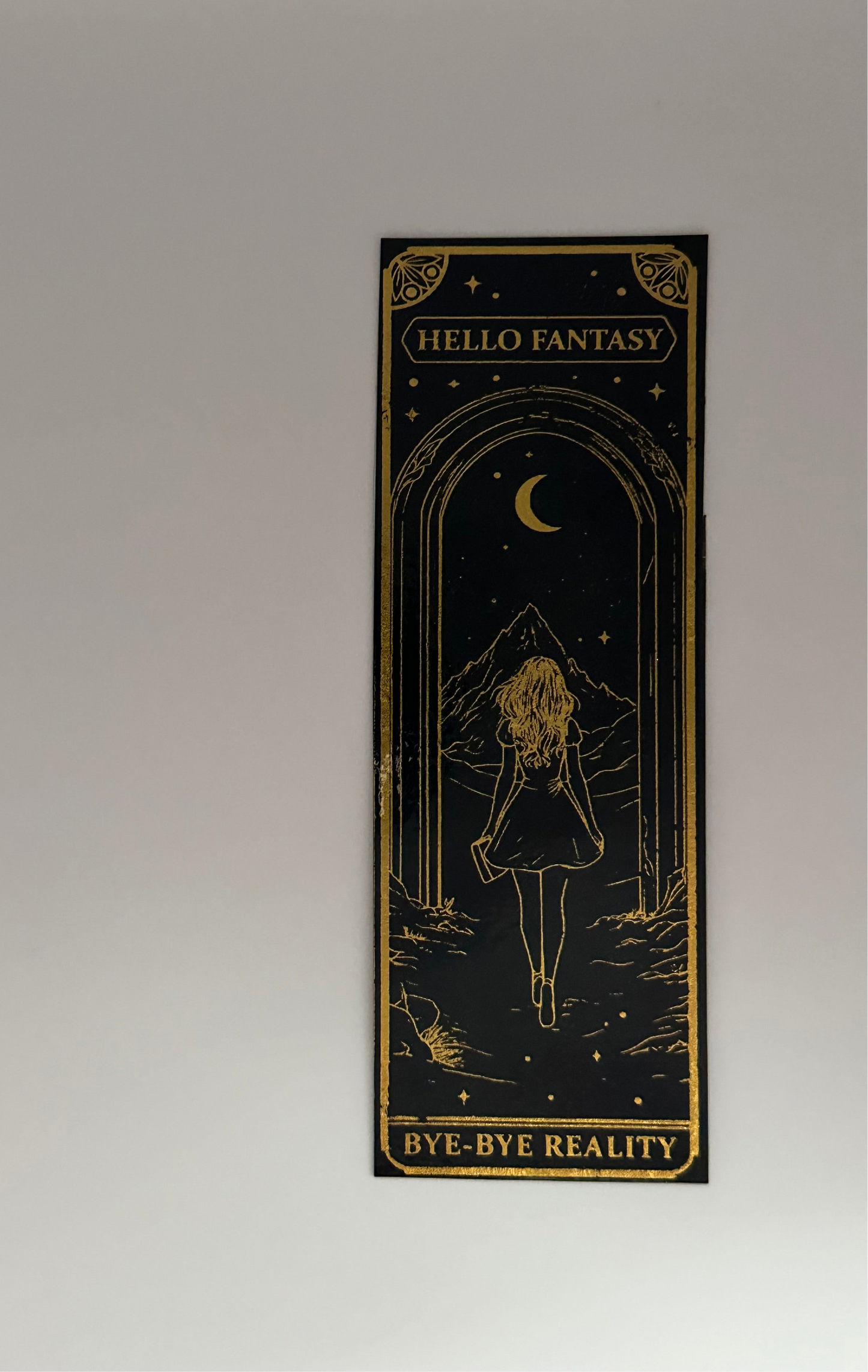 Leaving Reality - Foil Bookmark - (Gold)