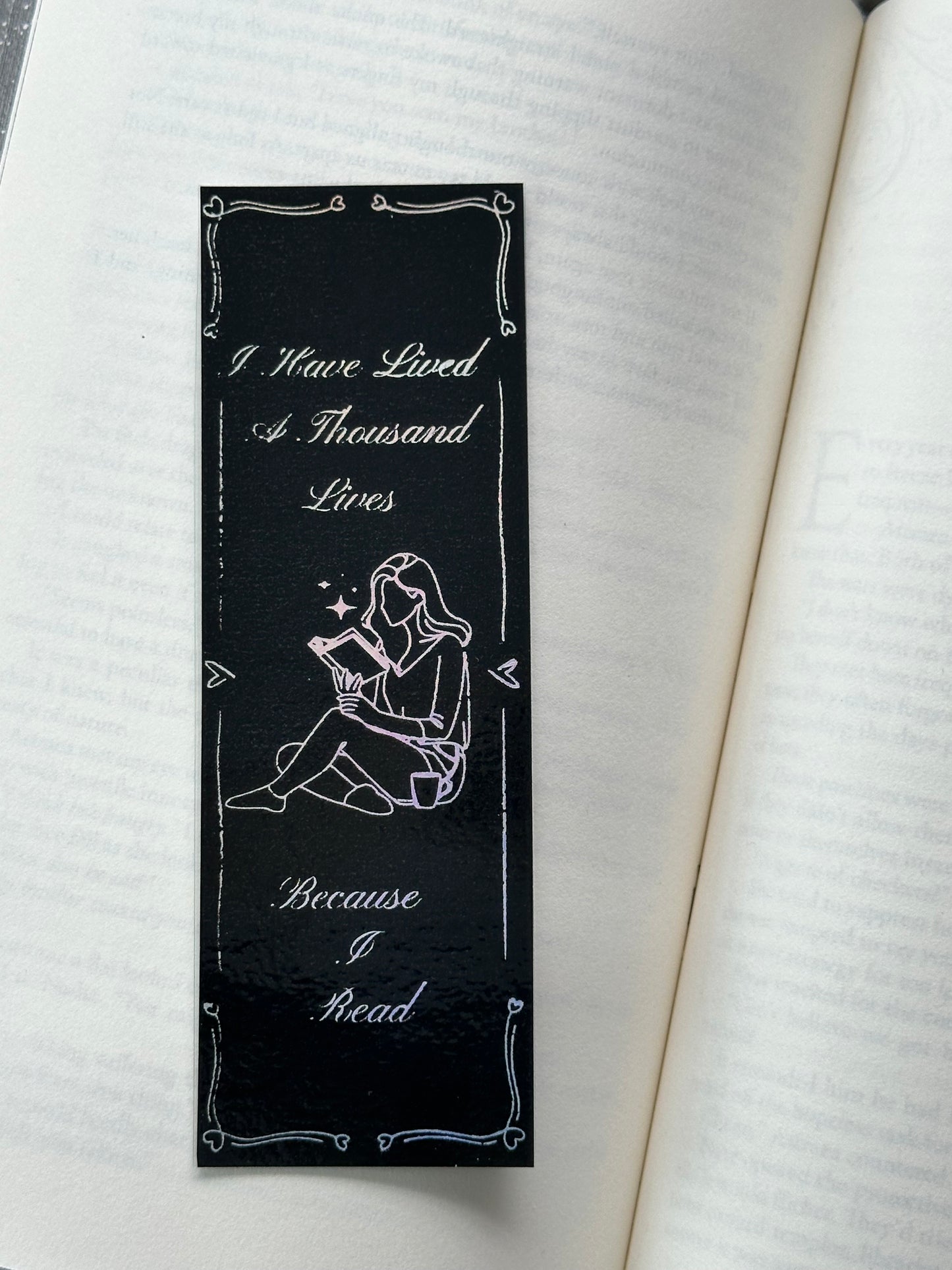 I Have Lived - Foil Bookmark - (Silver Holographic)
