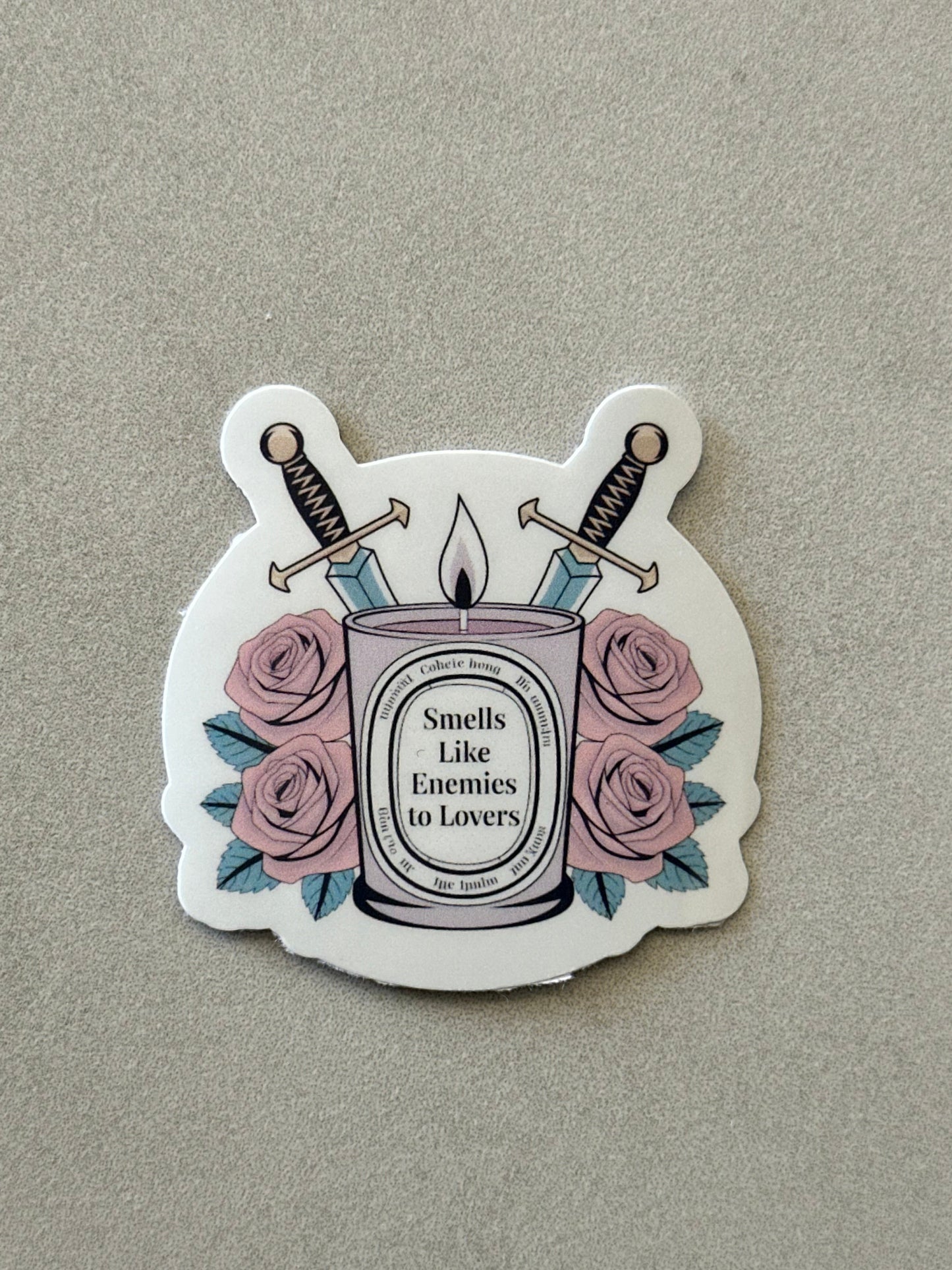 Smells Like Enemies To Lovers Candle - Sticker