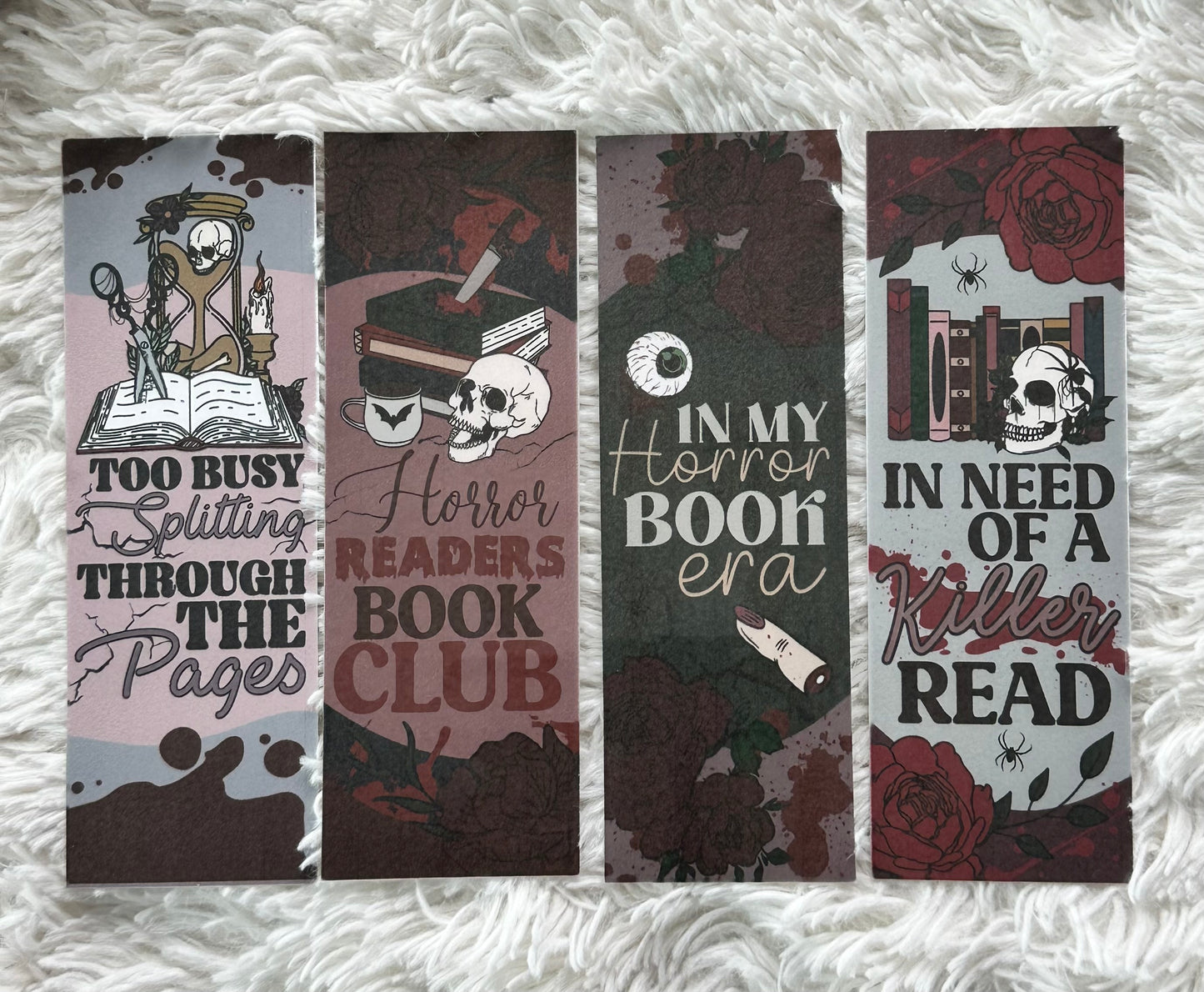 Horror Reader Bookmark Bundle - 4 Pack
