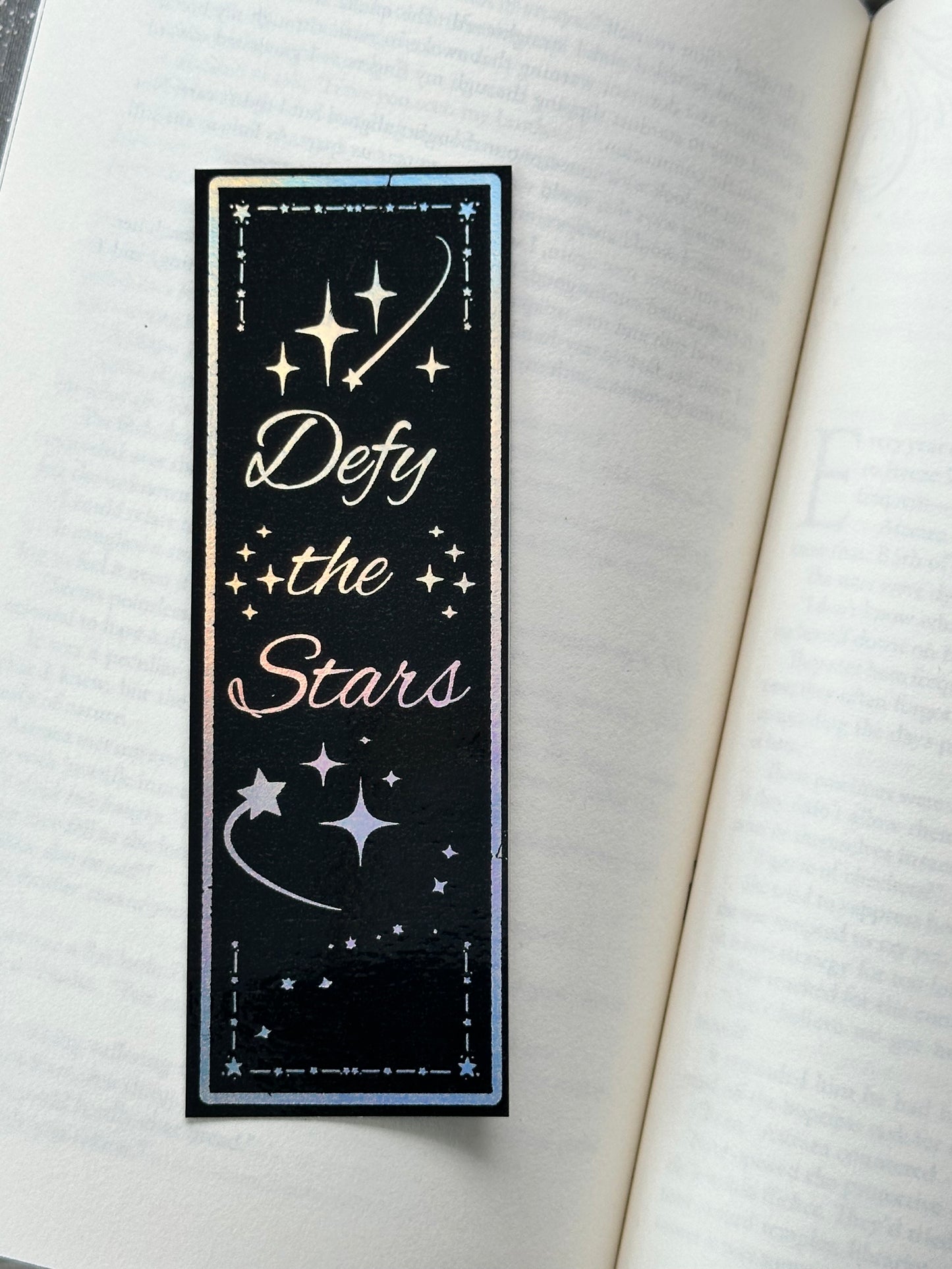 Defy The Stars - Foil Bookmark - (Silver Holographic)