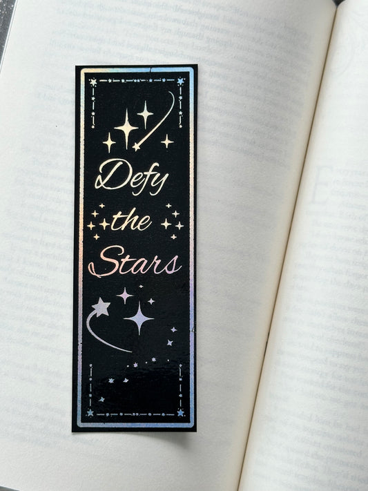 Defy The Stars - Foil Bookmark - (Silver Holographic)