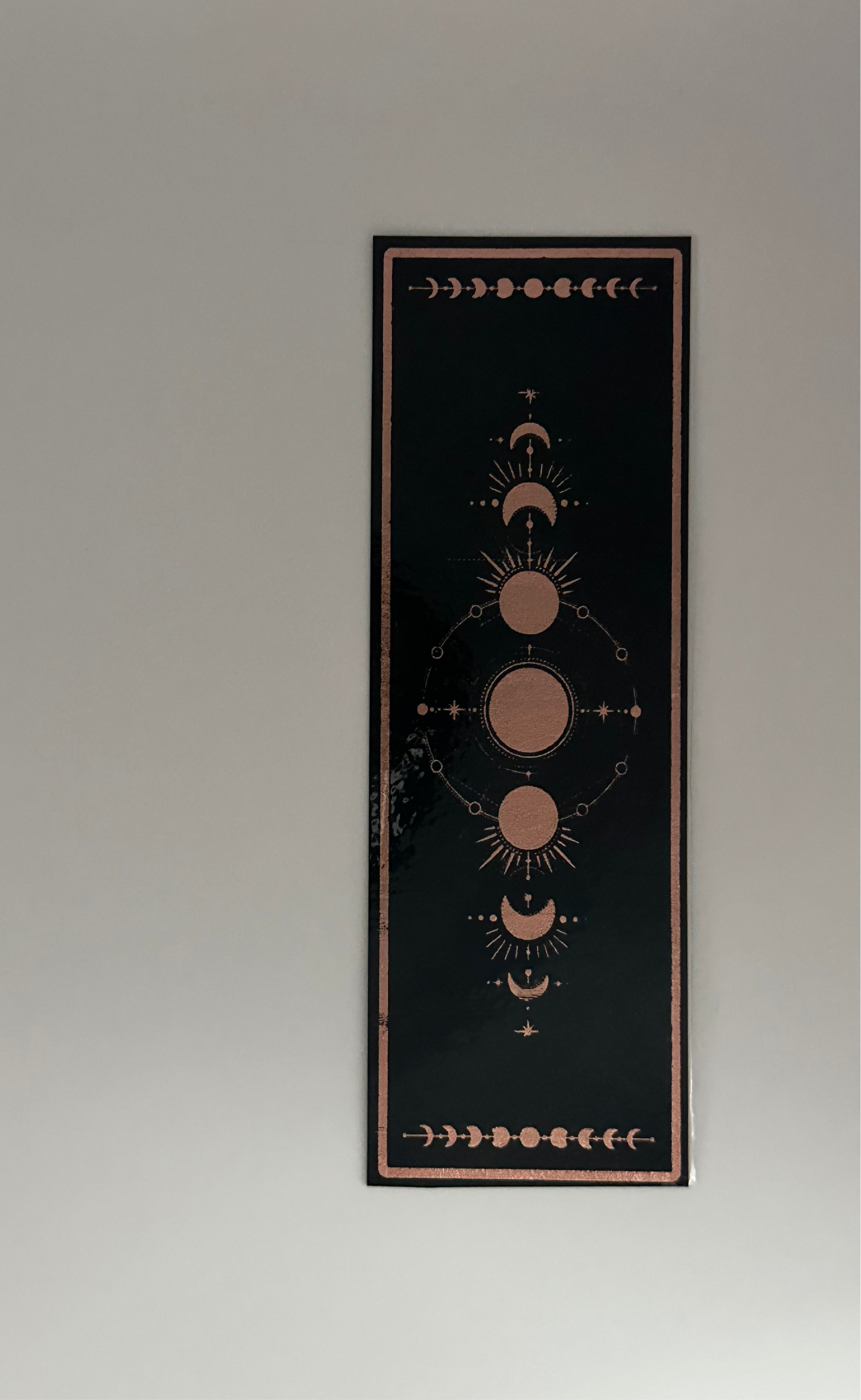 Moon Phases - Foil Bookmark - (Rose Gold)