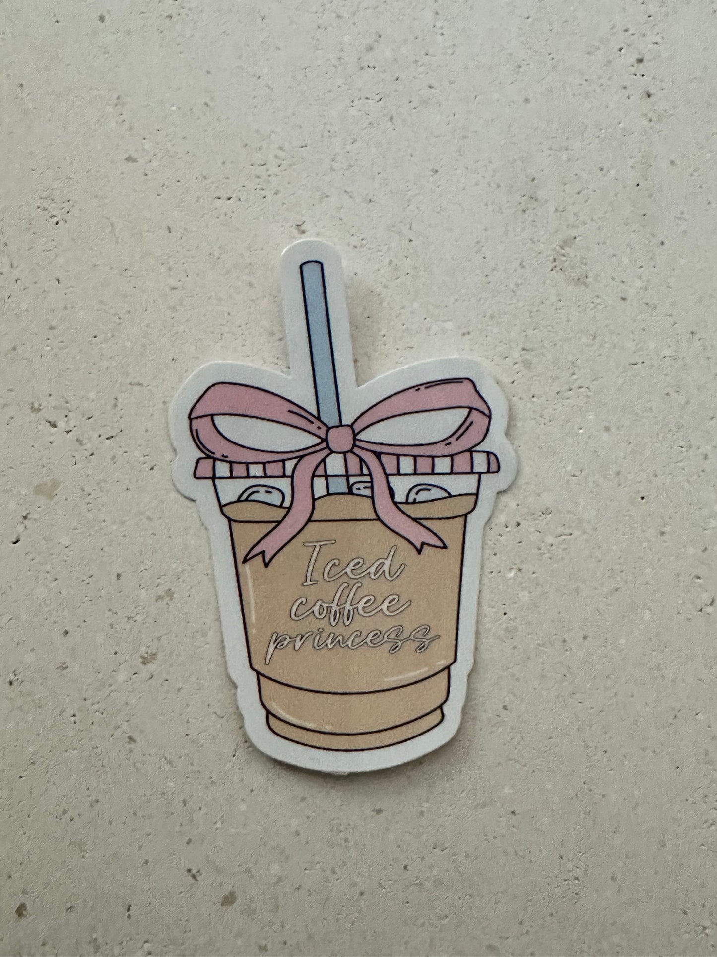 Iced Coffee Princess - Sticker