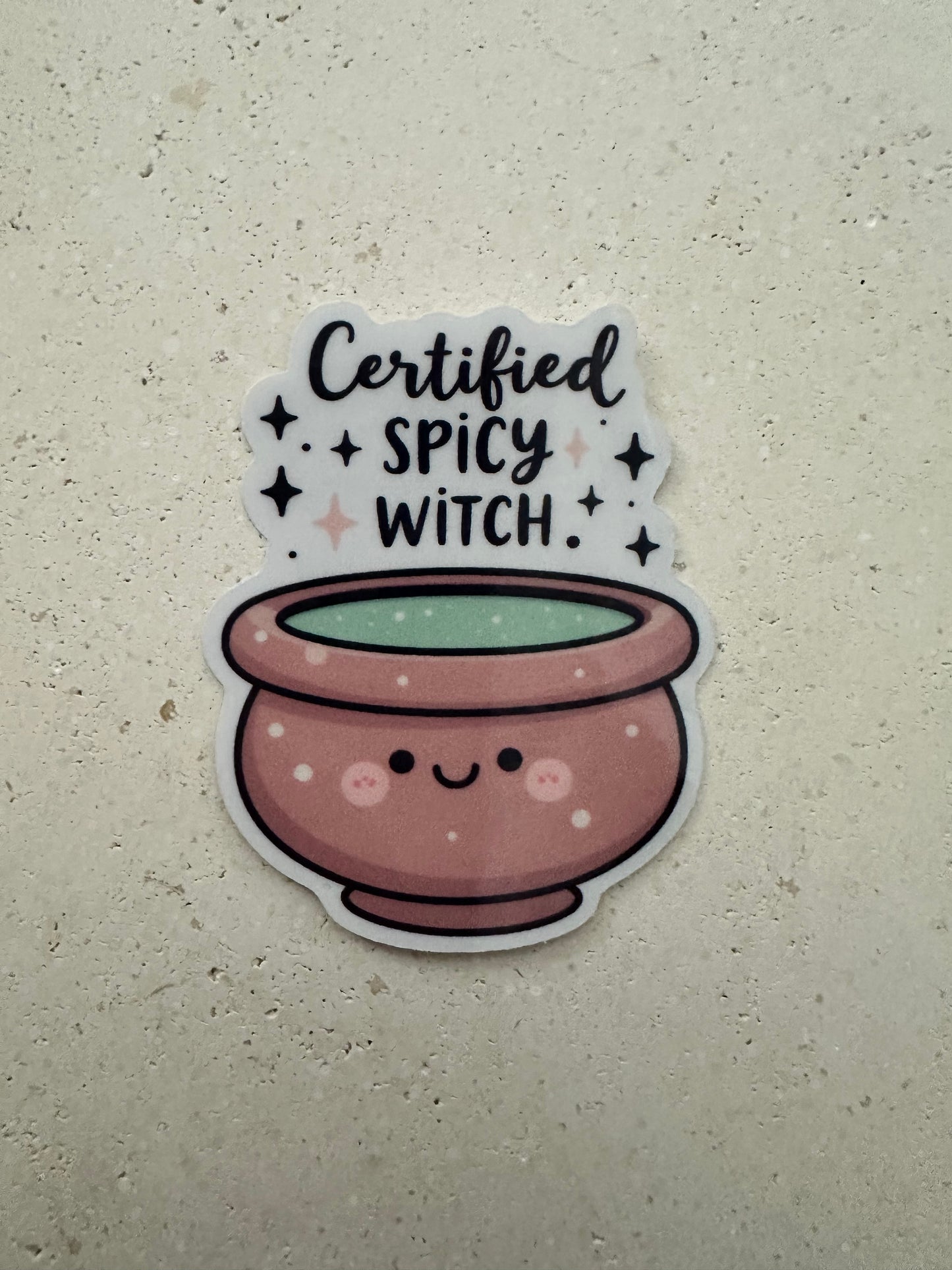 Certified Spicy Witch - Sticker