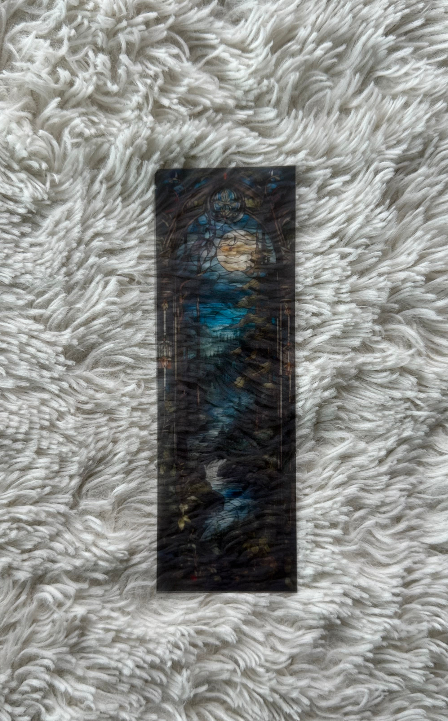Stained Glass Style Landscape - Bookmark (26)