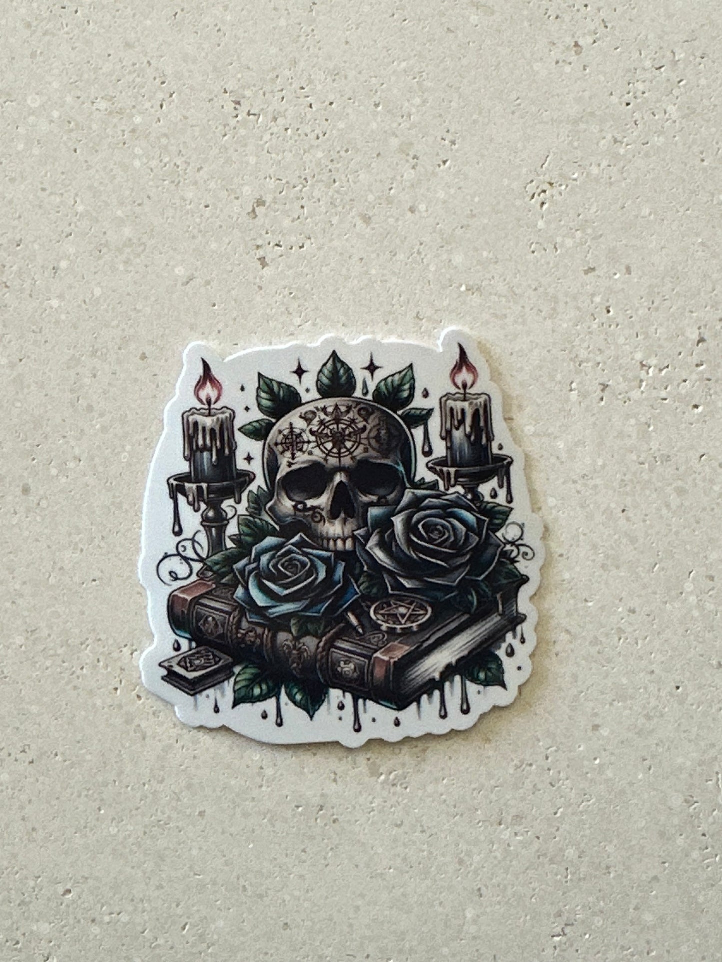 Dark Romance - Blue Roses - Sticker