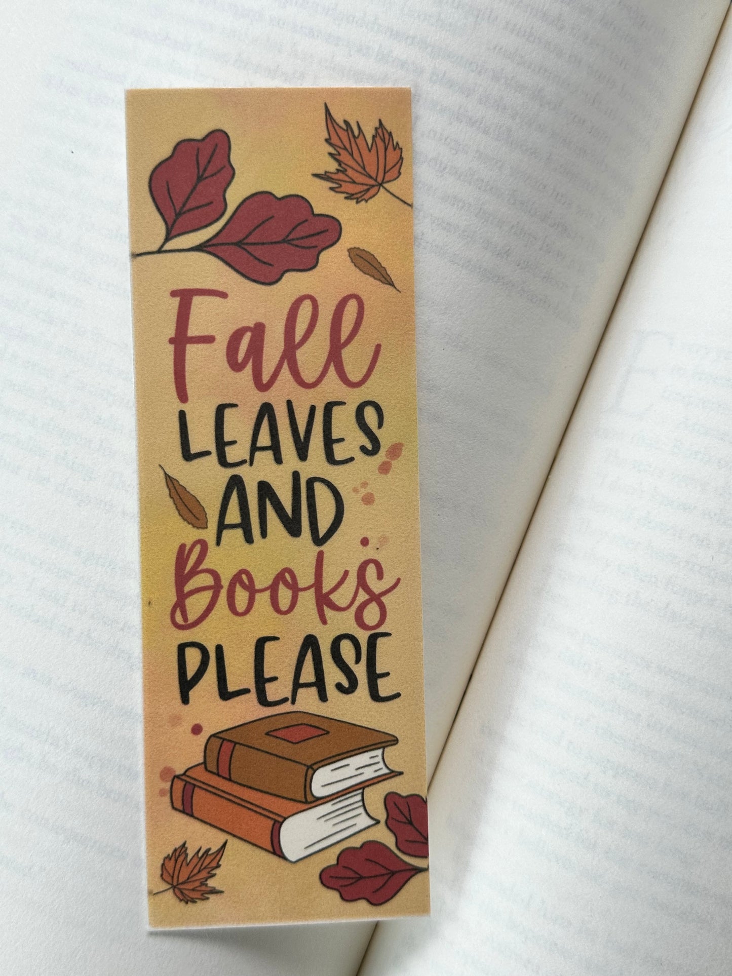 Autumn Leaves Bookmark Bundle - 4 Pack