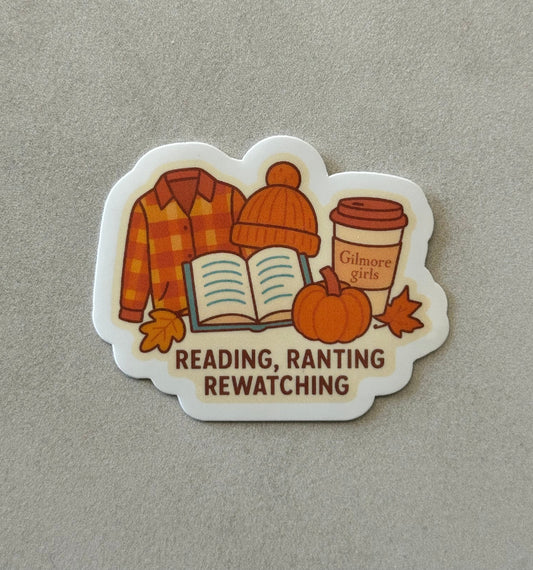 Reading, Ranting, Rewatching - GG - Sticker