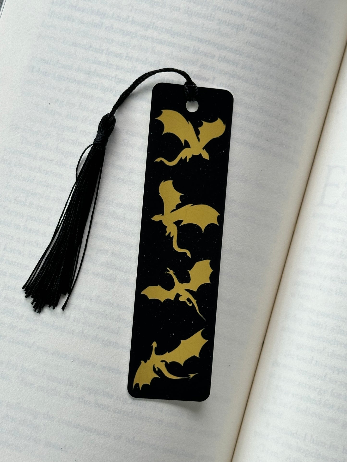 Gold Dragon - Metal Bookmark