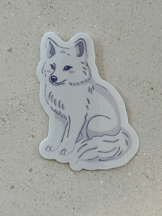 White Fox - Sticker