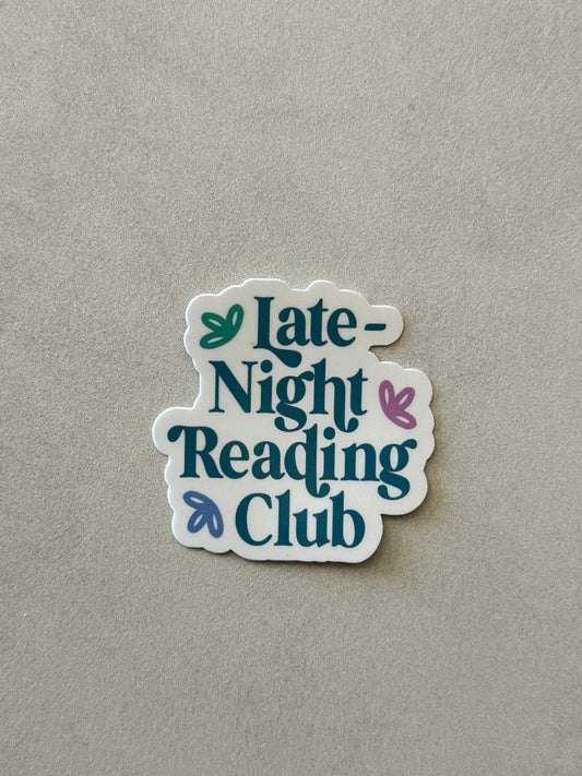 Late Night Reading Club - Sticker