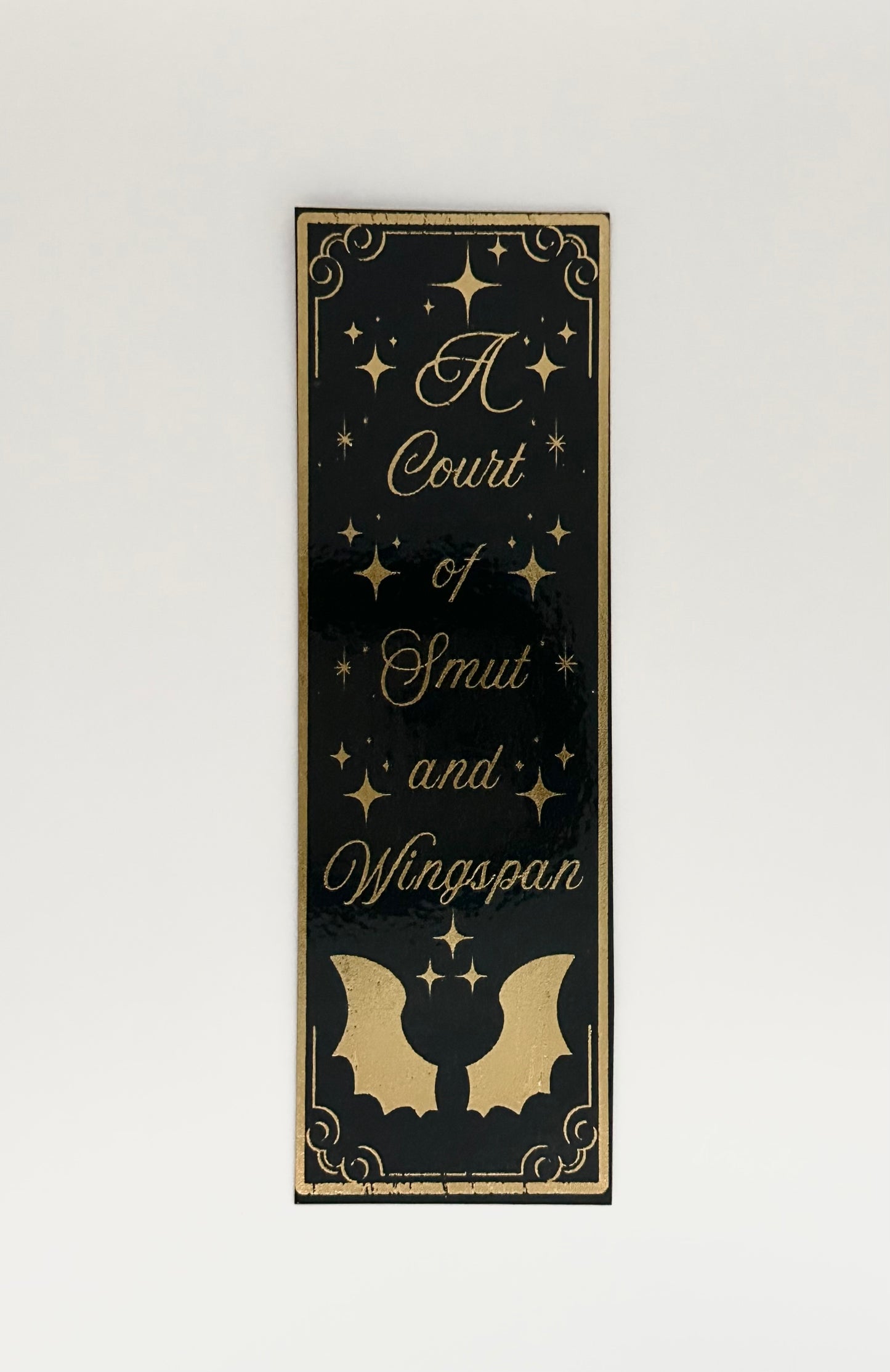 Smut & Wingspan - Foil Bookmark - (Gold)
