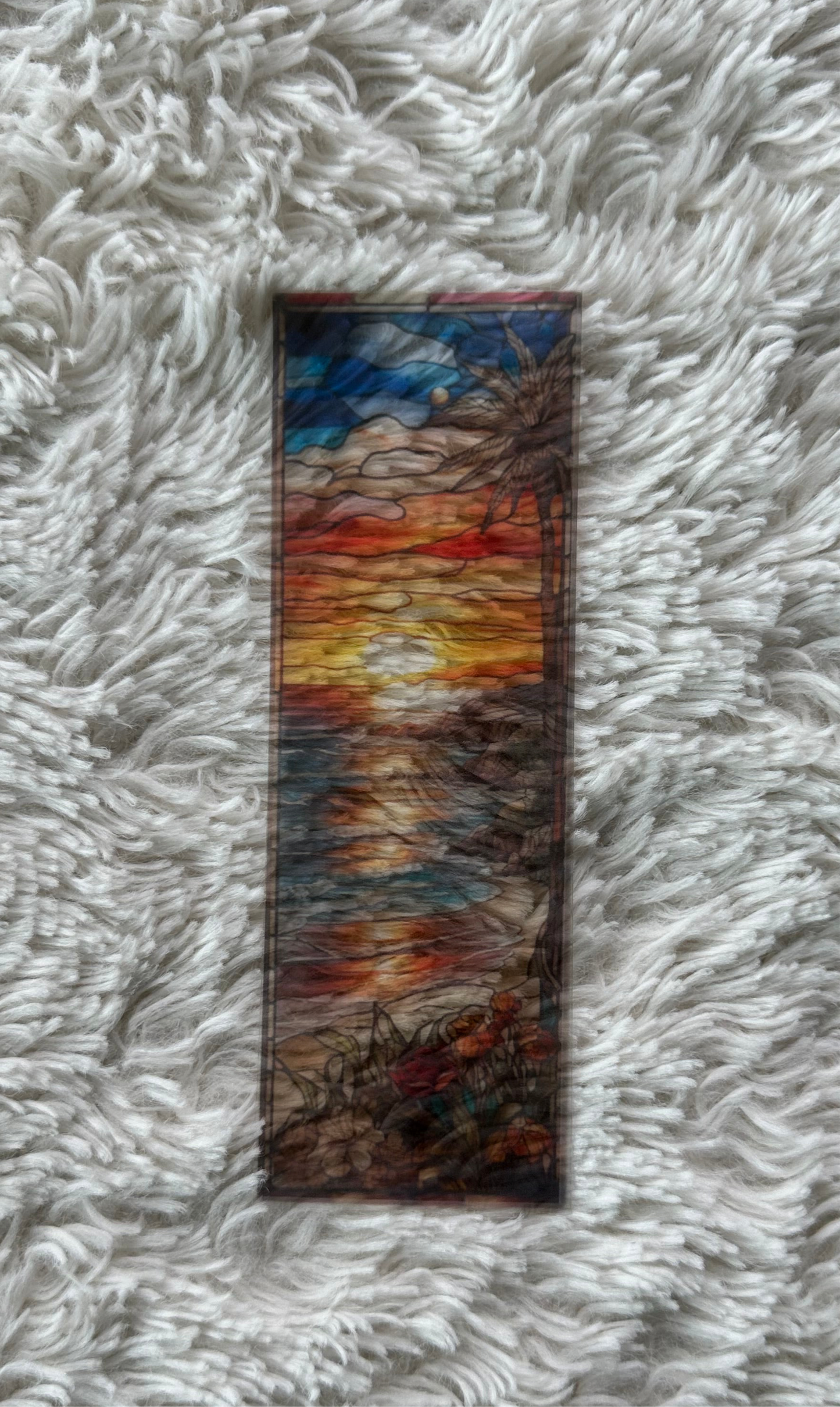 Stained Glass Style Landscape - Bookmark (31)