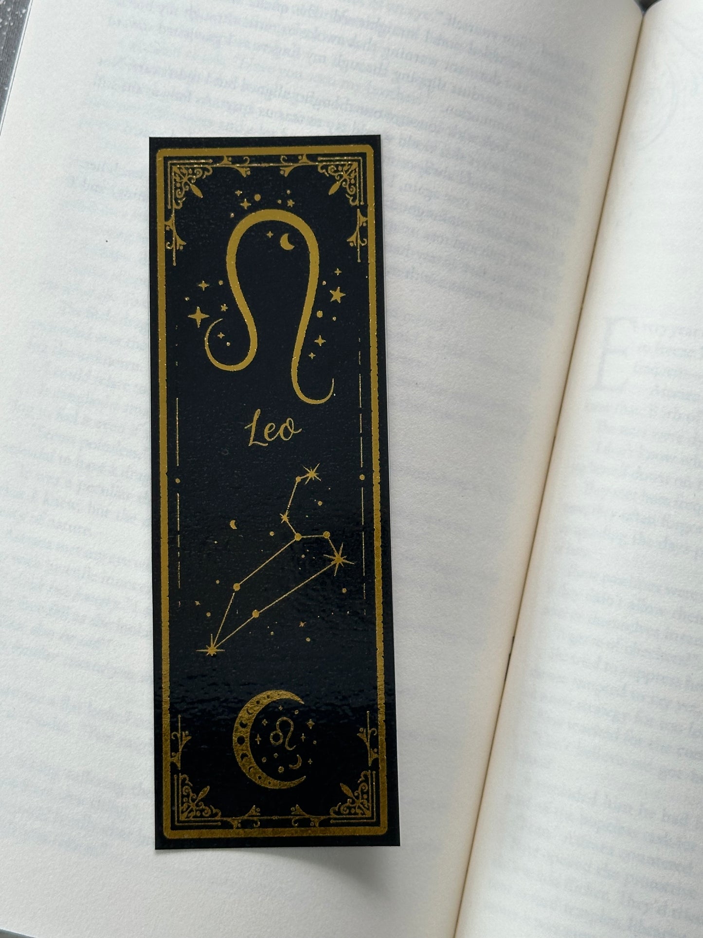 Leo - Foil Bookmark - (Gold)